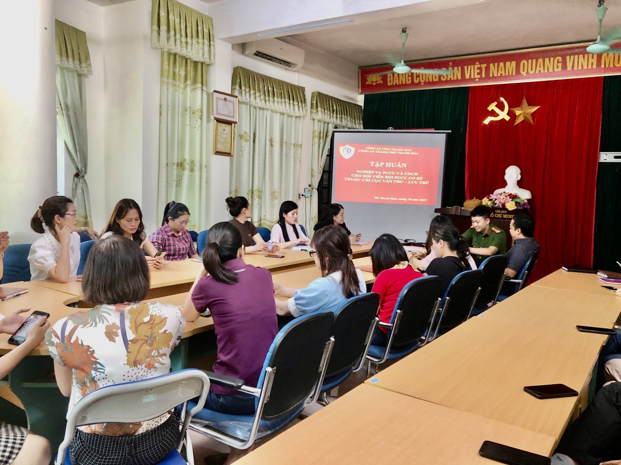 Hội nghị triển khai công tác Tập huấn nghiệp vụ PCCC và CNCH