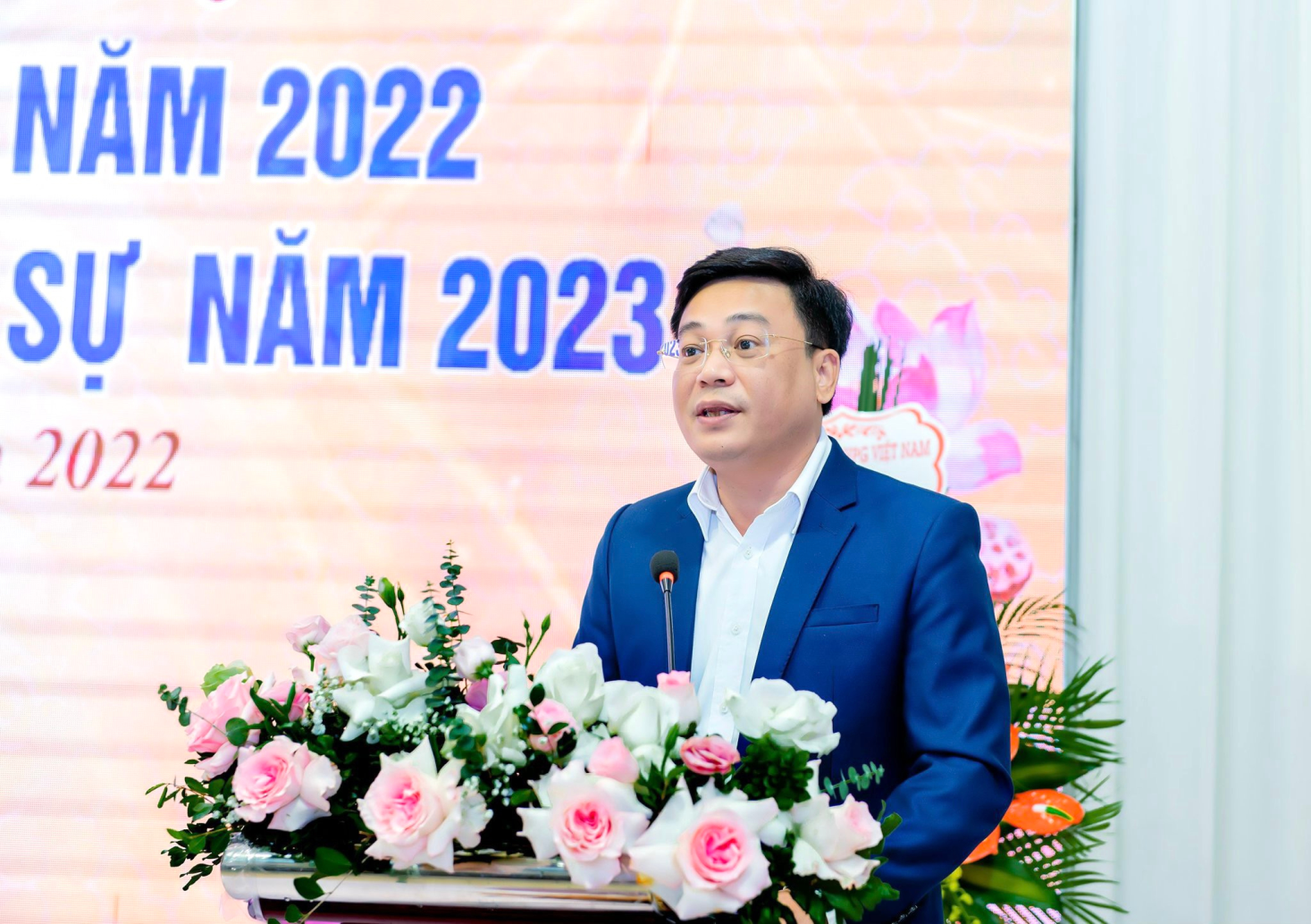 Đồng chí Hồ Việt Anh - Trưởng ban Tôn giáo phát biểu tại Hội nghị
