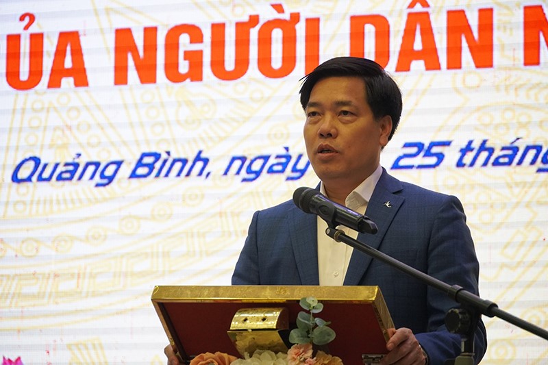 Đồng chí Phạm Minh Hùng, Vụ trưởng Vụ CCHC (Bộ Nội vụ) phát biểu khai mạc hội nghị
