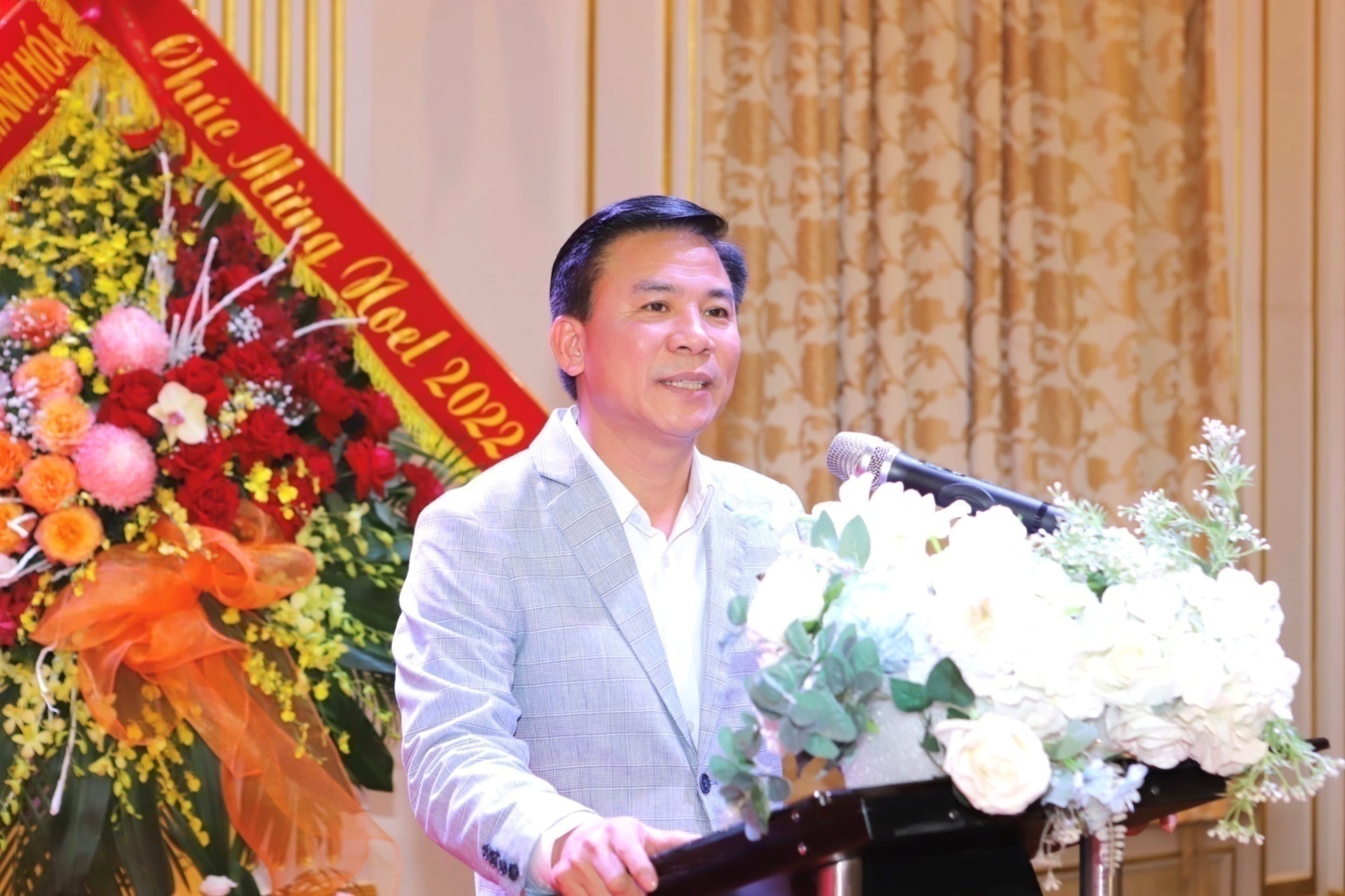 Bí thư Tỉnh ủy Đỗ Trọng Hưng phát biểu chúc mừng Giáng sinh
