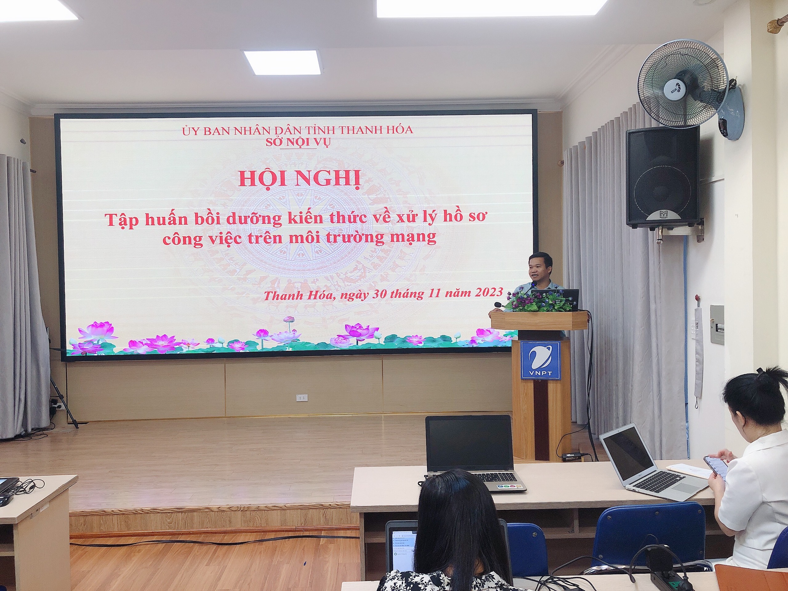 Đồng chí Trịnh Văn Kiệm, Phó Trưởng phòng Đào tạo và Dịch vụ, Trung tâm Công nghệ thông tin và truyền thông